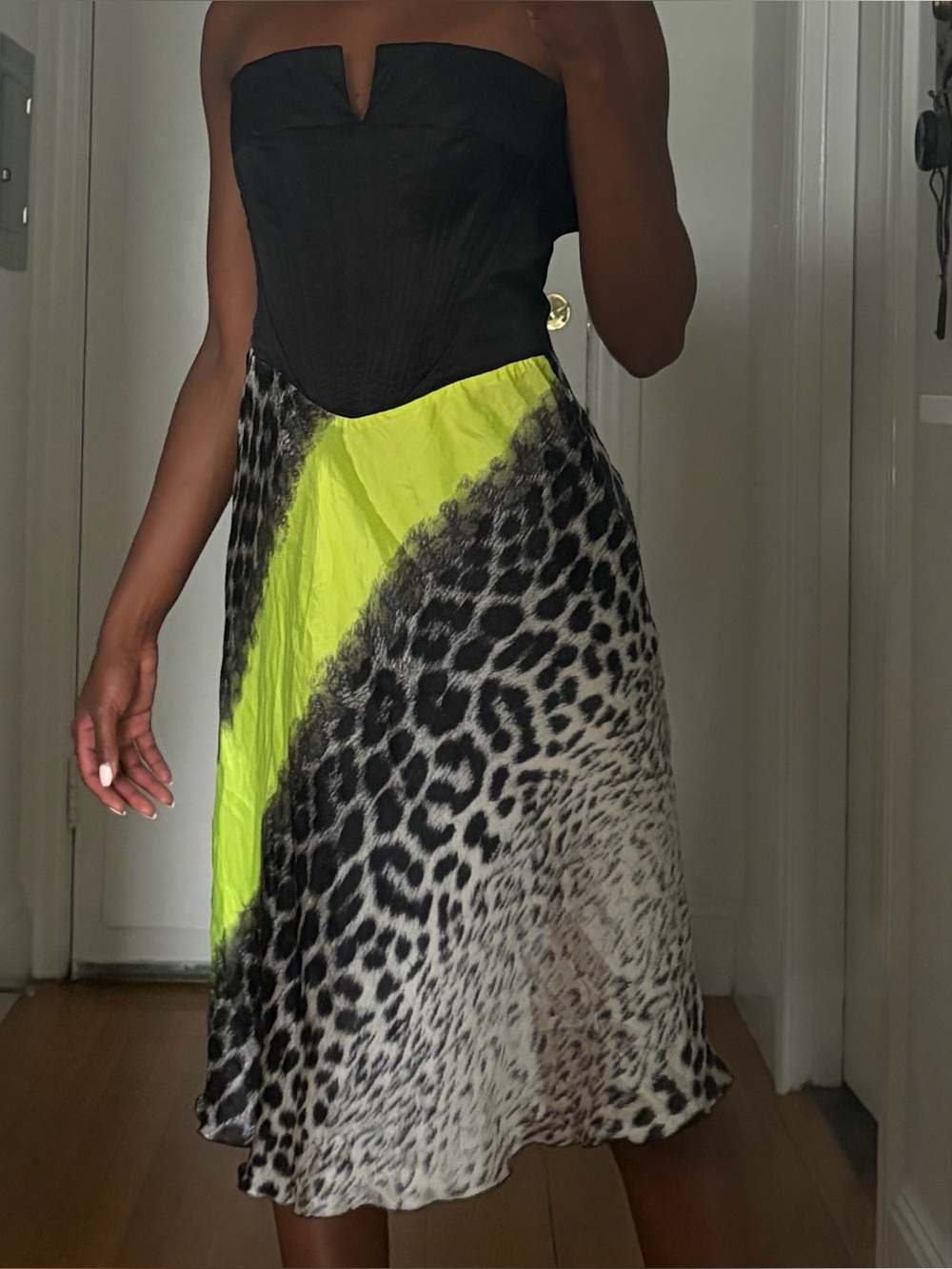 Vintage Cavalli Leopard Print Corset Dress - Picture 11 of 11